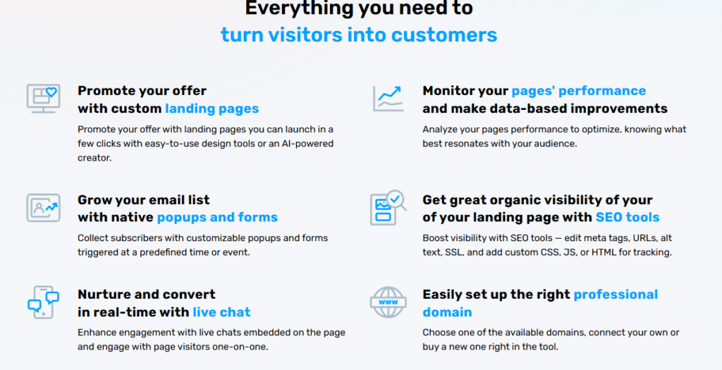 Landing Page Builder Của GetResponse